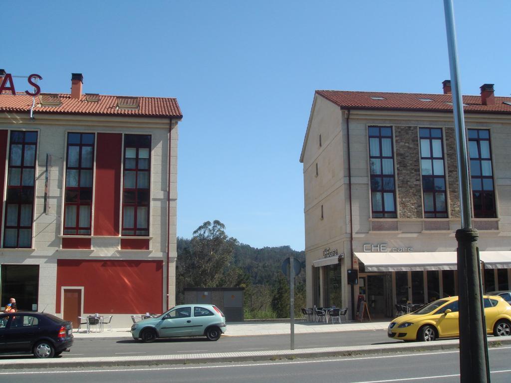Pension Residencial Platas O Pedrouzo Luaran gambar